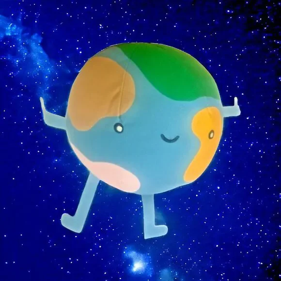 IKEA AFTONSPARV Collection Kids Soft Toy Earth Ball - Multicolor 7 ¾‎ " - Picture 3 of 7